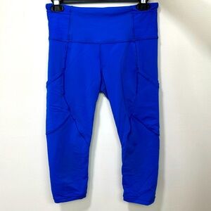 Lululemon Cropped Leggings Blue Size 6